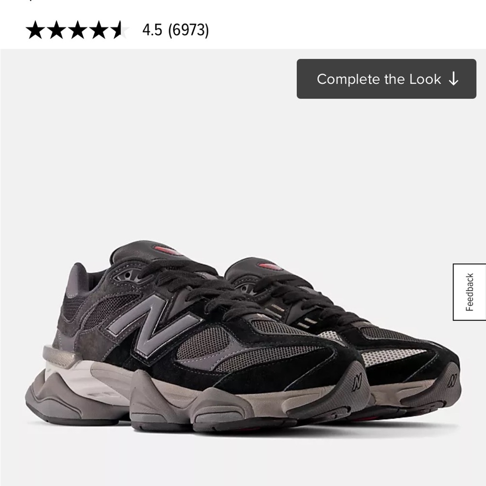 New Balance 9060 Black and Gray